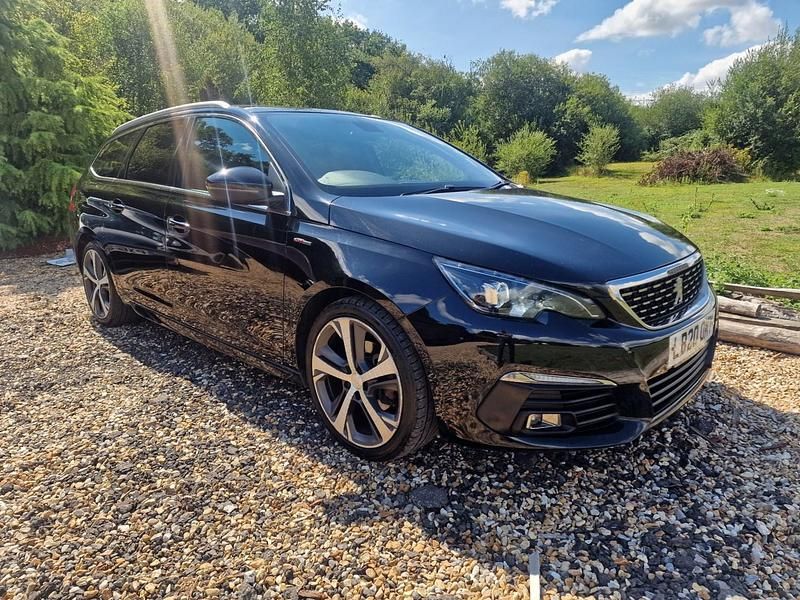 Black Used 2020 Peugeot 308 GT-line Estate | £6,795 (Fair price) - Image 1/4