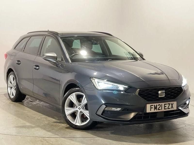 Used Seat Leon FR 130 HP (95 kW) 2021 Grey Estate