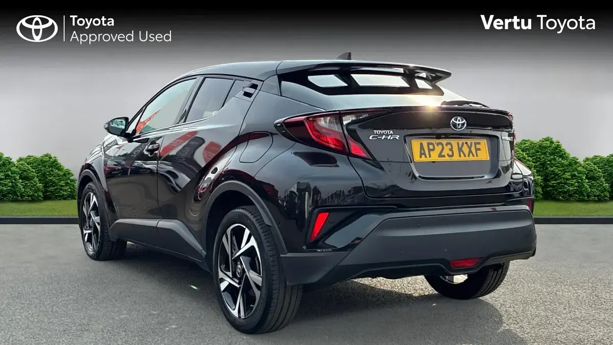 Used Toyota C-HR Design 122 HP (89 kW) 2023 Eclipse black (metallic paint) SUV