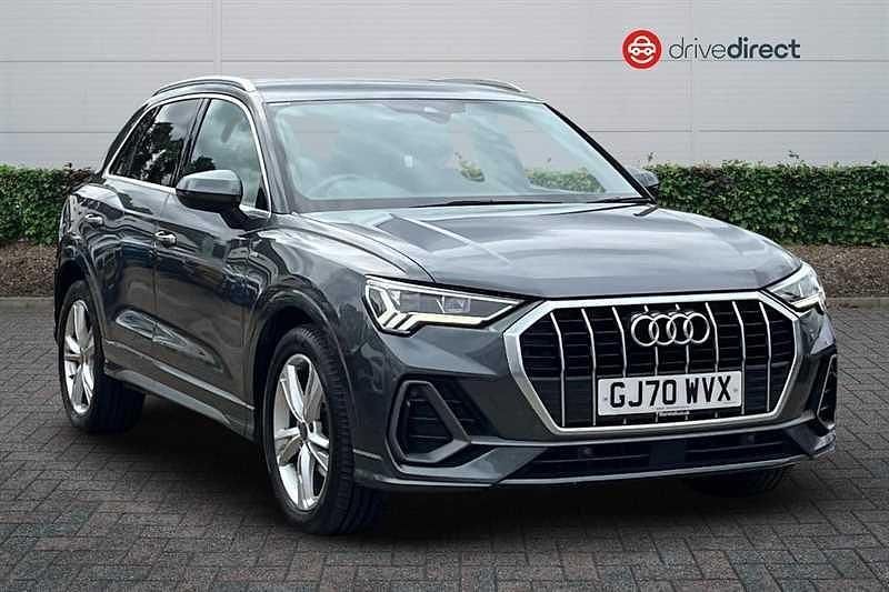 Grey Used 2020 Audi Q3 S-Line SUV | £23,199 (A bit pricey) - Image 1/4
