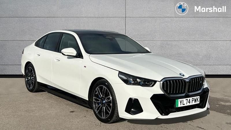 Alpine white Used 2025 BMW i5 M Sport Sedan | £45,871 (Fair price) - Image 1/4