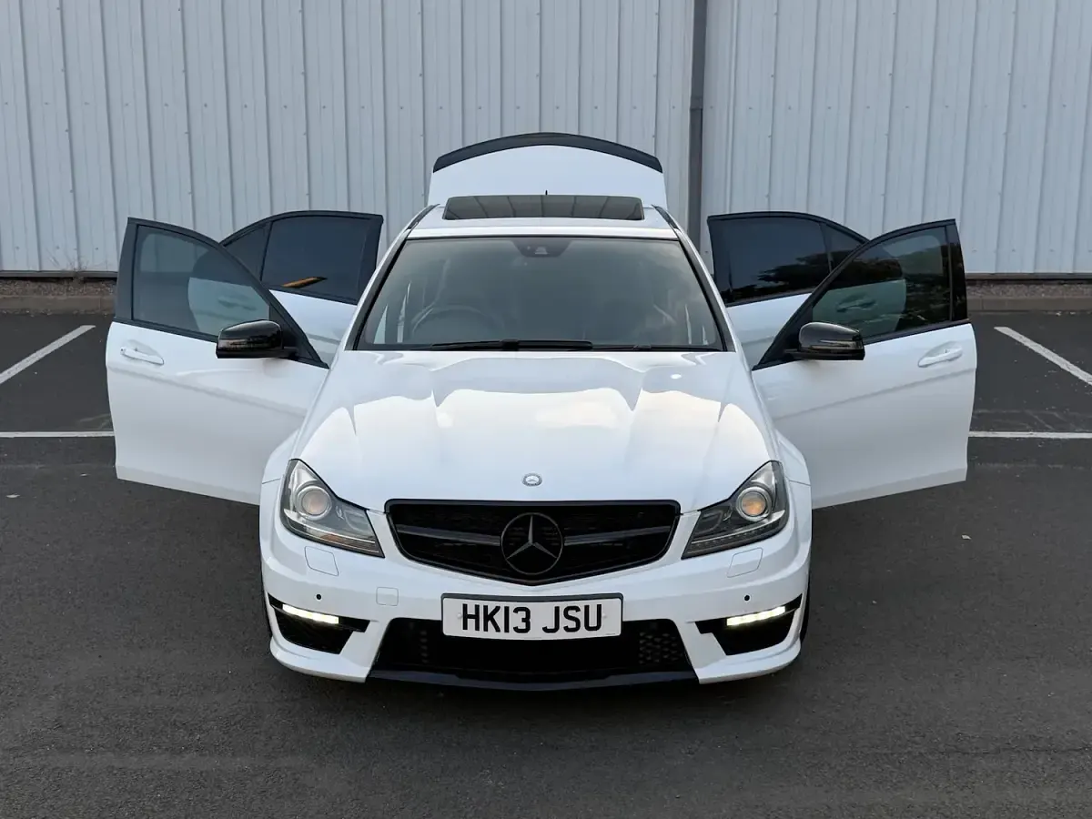 Used Mercedes C63 AMG AMG 2013 White Sedan