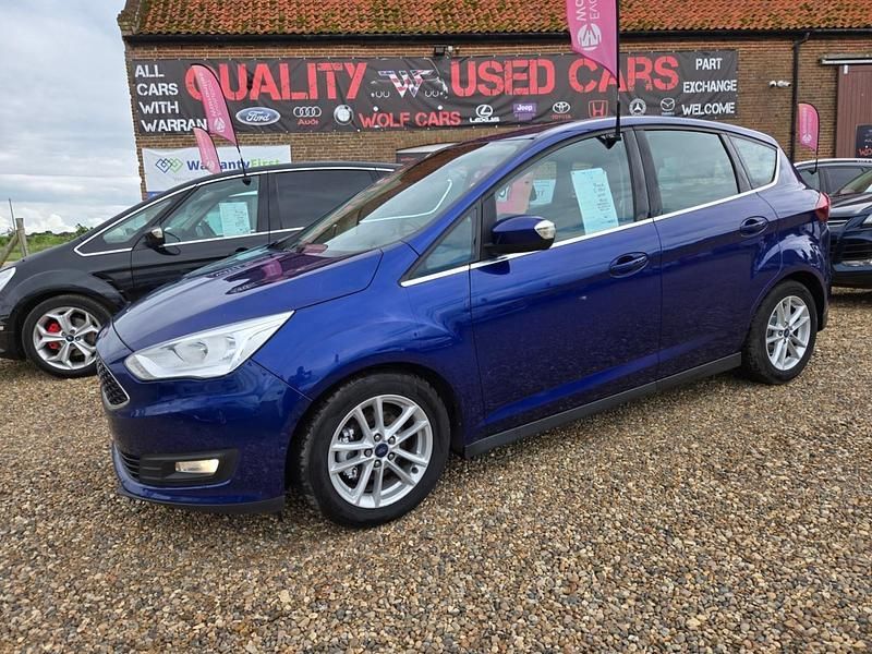 Blue Used 2017 Ford C-MAX Zetec MPV | £6,295 (Expensive) - Image 1/4