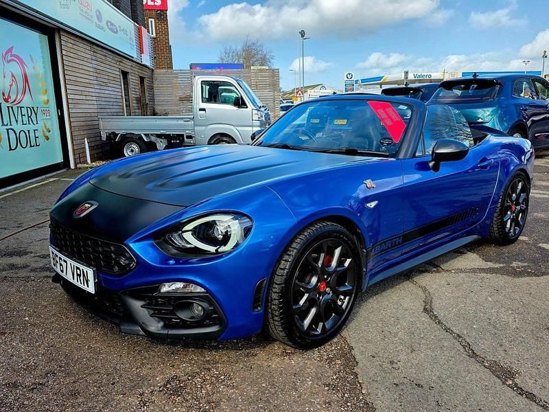 Used Abarth 124 Spider 170 HP (125 kW) 2017 Blue Cabriolet
