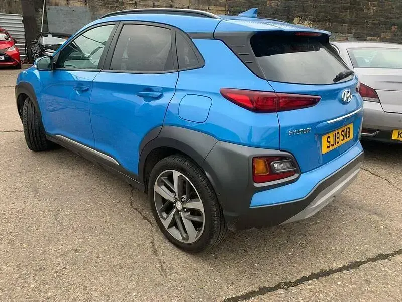 Used Hyundai Kona Premium 2019 Blue SUV