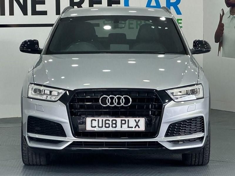 Begagnad Audi Q3 Black Edition 150 HK (110 kW) 2018 Silver SUV