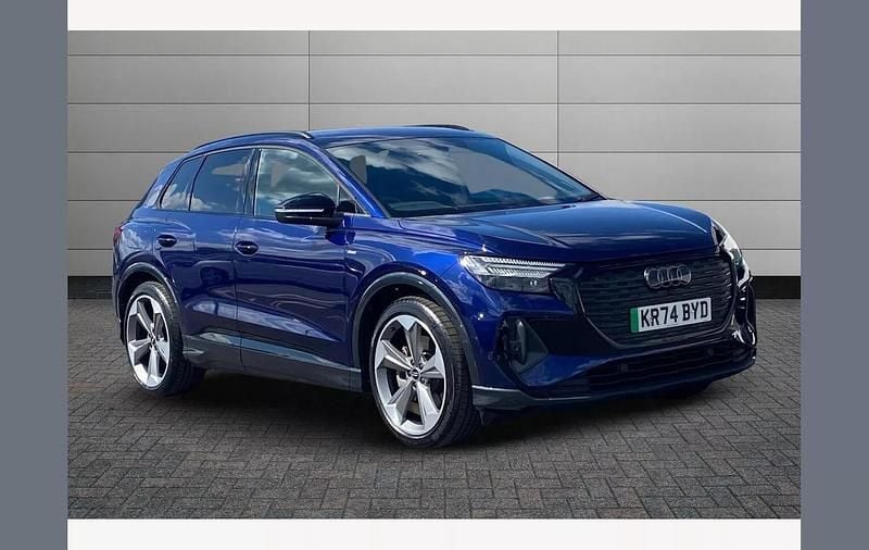 Blue Used 2024 Audi Q4 e-tron Black Edition SUV | £37,250 (Fair price) - Image 1/4