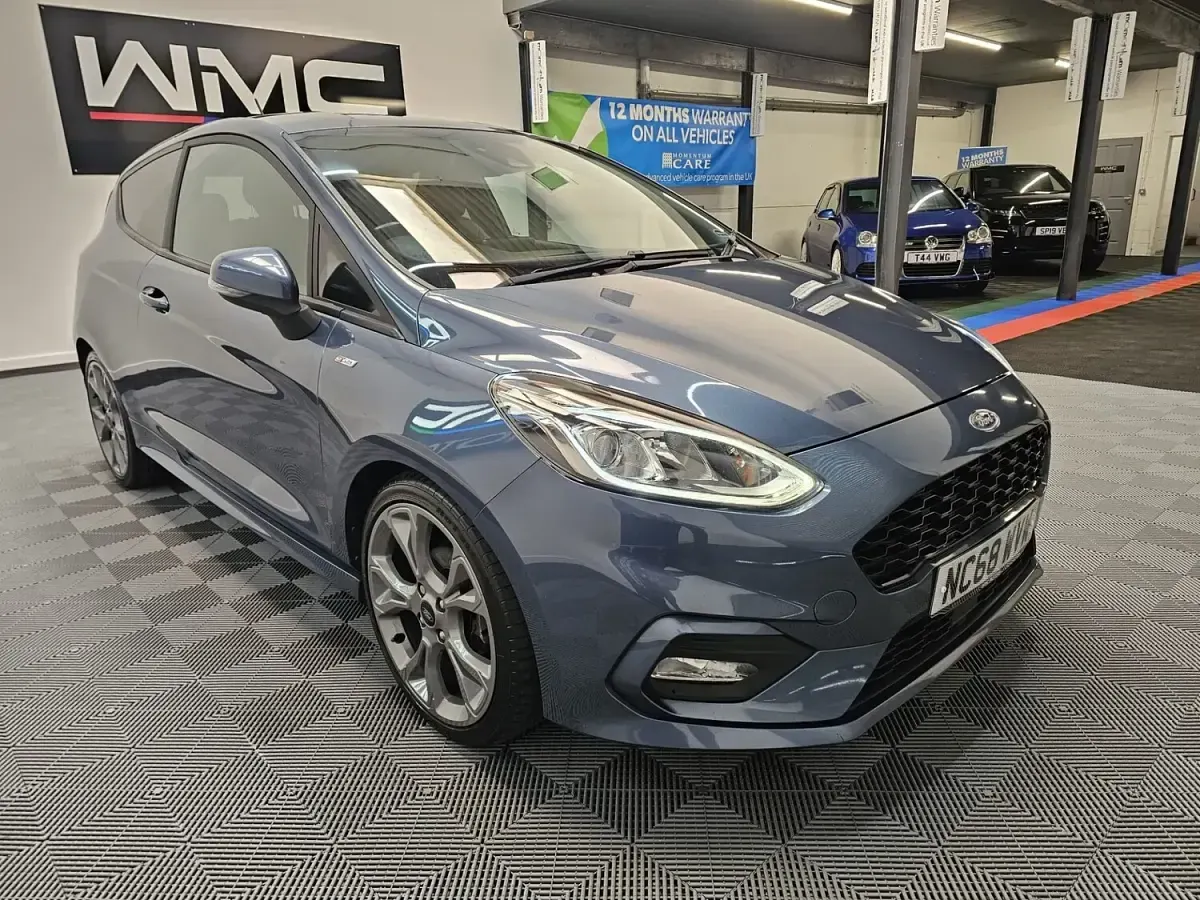 Używany Ford Fiesta ST-Line X 140 KM (102 kW) 2019 Niebieski Hatchback