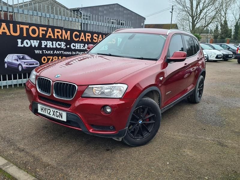 Used BMW X3 184 HP (135 kW) 2012 Red SUV