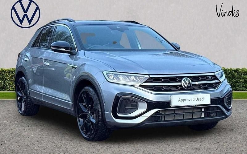 Silver Used 2025 VW T-Roc R-line SUV | £27,928 (A bit pricey) - Image 1/4