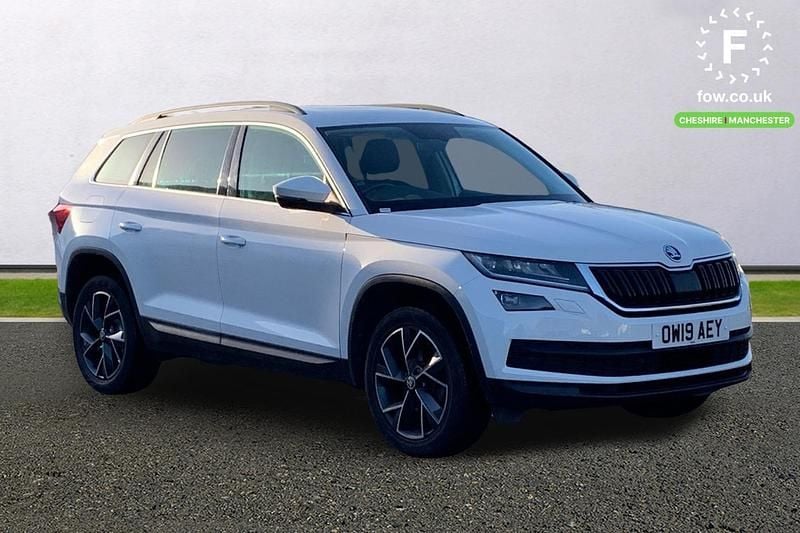 White Used 2019 Skoda Kodiaq SE L SUV | £19,499 (Good price) - Image 1/3