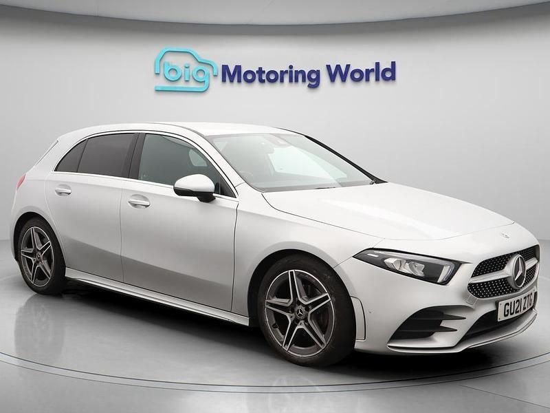 Silver Used 2021 Mercedes A200 AMG line Hatchback | £17,300 (Fair price) - Image 1/4