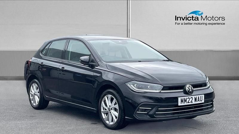 Black Used 2022 VW Polo Style Hatchback | £15,136 (Fair price) - Image 1/4