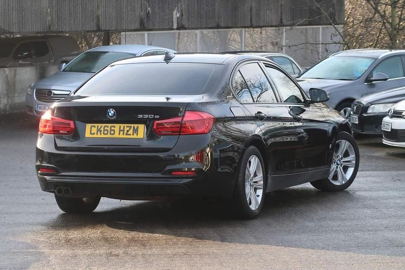 Used BMW 330e Sport Line 2016 Black Sedan
