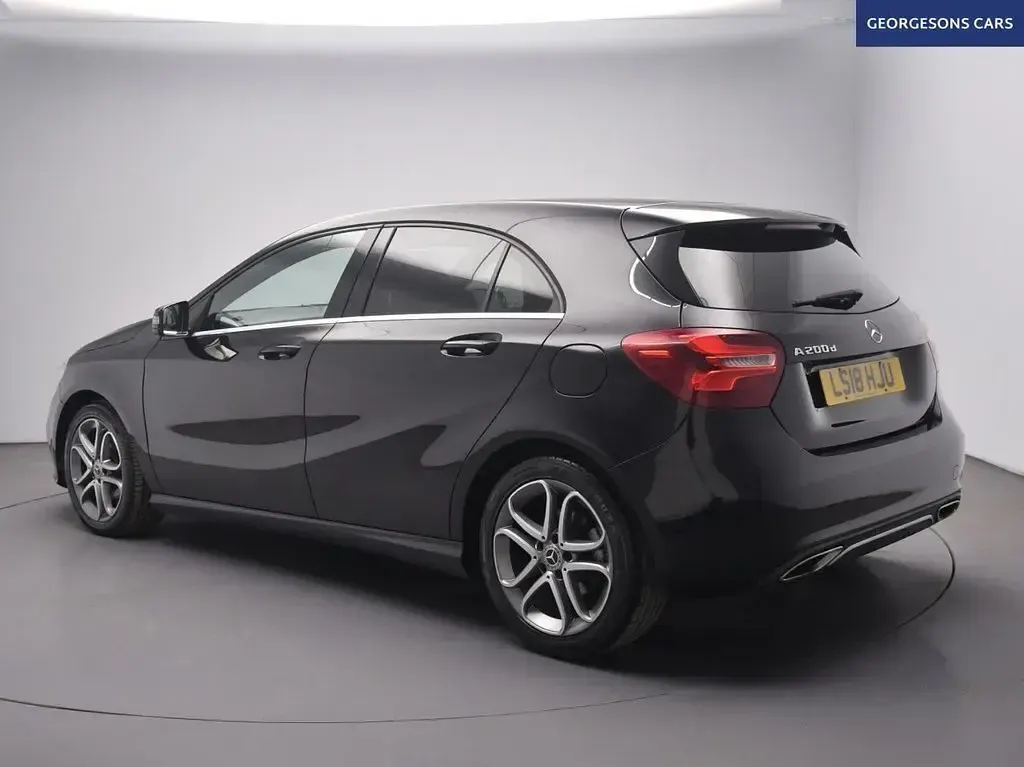 Used Mercedes A200 Sport Edition 136 HP (100 kW) 2018 Black Hatchback