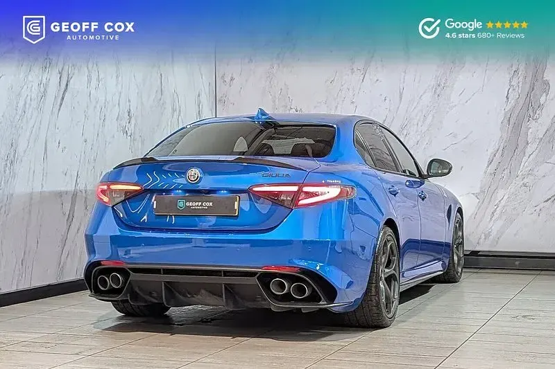 Used Alfa Romeo Giulia Quadrifoglio 510 HP (375 kW) 2022 Blue Sedan