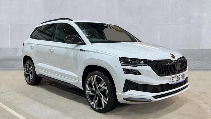 Used Skoda Karoq SportLine 150 HP (110 kW) 2025 Moon white SUV