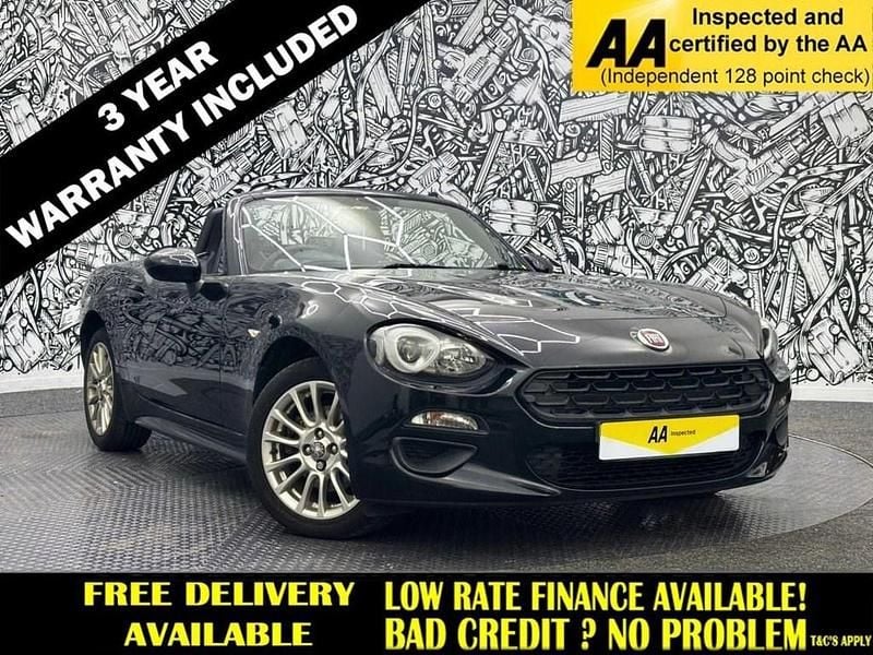 Black Used 2018 Fiat 124 Spider Classica Cabriolet | £12,000 (Good price) - Image 1/2
