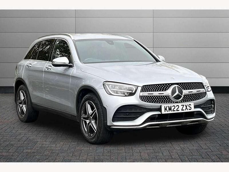 Silver Used 2022 Mercedes GLC220 AMG line SUV | £28,950 (Fair price) - Image 1/4