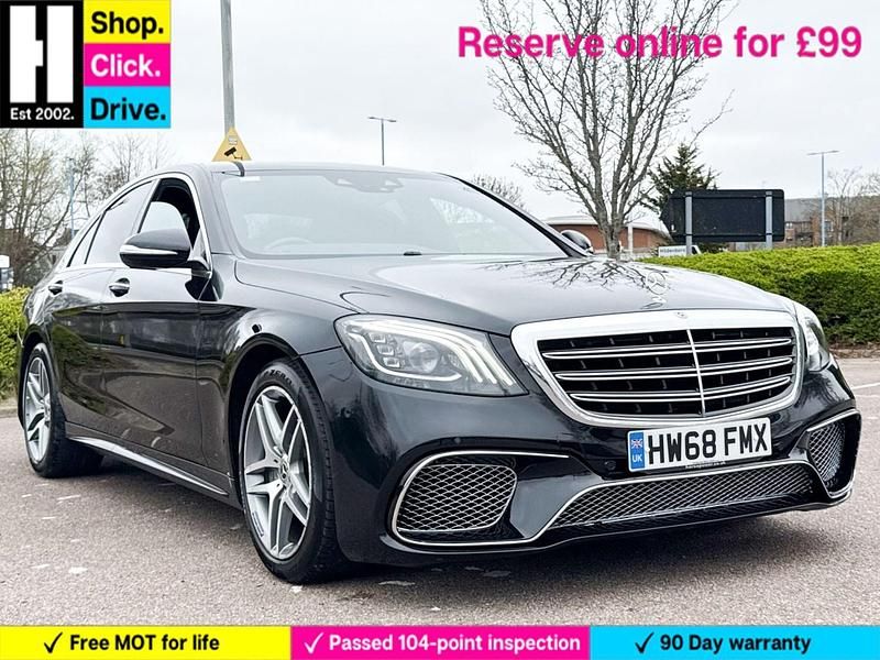 Used Mercedes S350 AMG line 286 HP (210 kW) 2018 Black Sedan