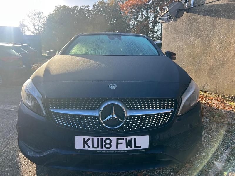 Blue Used 2018 Mercedes A200 AMG Line Premium Plus Hatchback | £12,595 (Fair price) - Image 1/3