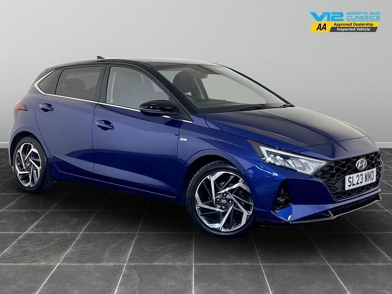 Blue Used 2023 Hyundai i20 Ultimate Hatchback | £14,695 (Fair price) - Image 1/2