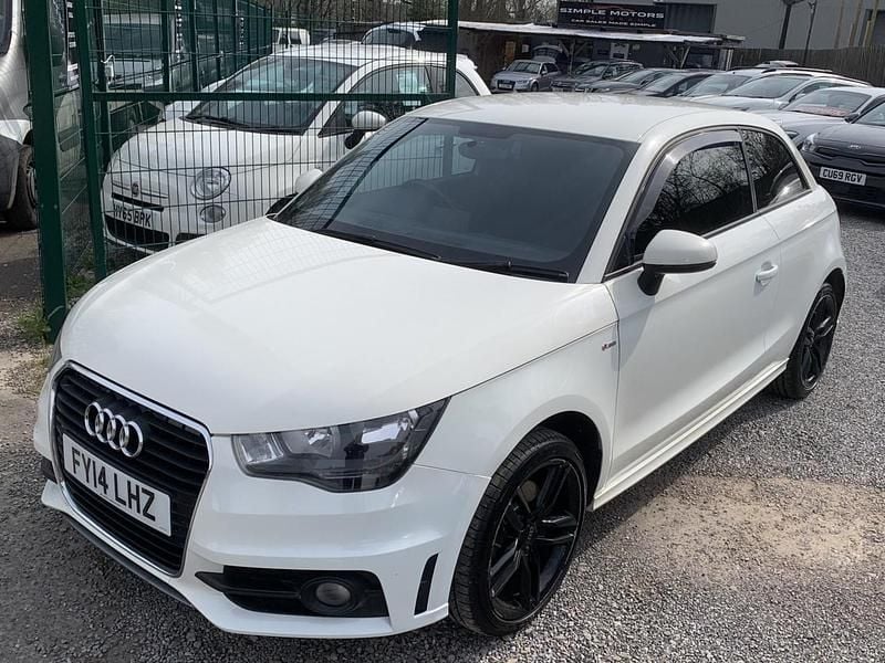 Used Audi A1 S-Line 122 HP (89 kW) 2014 White Hatchback