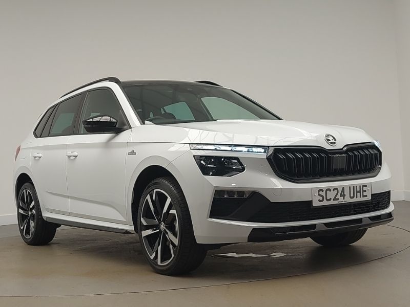 White Used 2024 Skoda Kamiq Monte Carlo SUV | £20,998 (Fair price) - Image 1/4