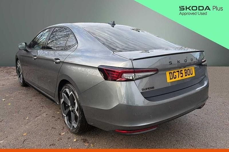 Used Skoda Superb SportLine 204 HP (150 kW) 2025 Grey Hatchback