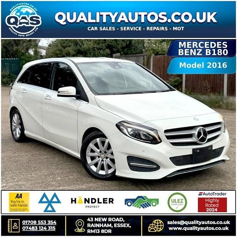 White Used 2016 Mercedes B180 MPV | £10,995 (Fair price) - Image 1/4