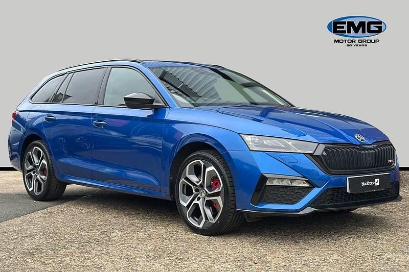 Blue Used 2020 Skoda Octavia vRS Estate | £19,627 (Good price) - Image 1/3