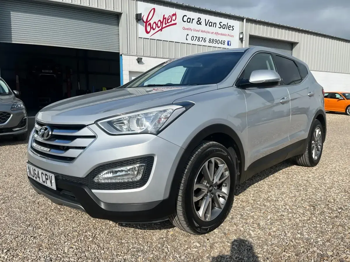 Używany Hyundai Santa Fe Style 2014 Srebrny SUV