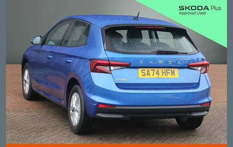 Used Skoda Fabia SE 113 HP (83 kW) 2024 Race blue metallic Hatchback