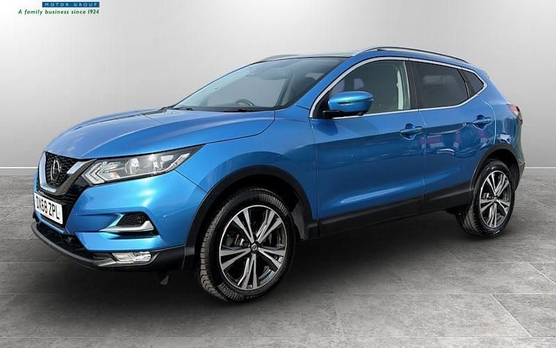 Used Nissan Qashqai N-Connecta 131 HP (96 kW) 2018 Blue SUV