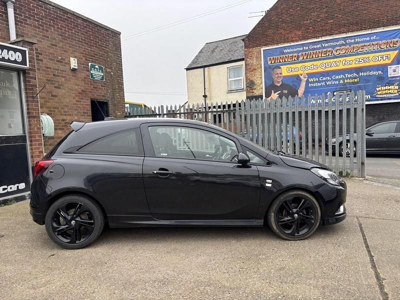 Used Vauxhall Corsa Edition 75 HP (55 kW) 2016 Black Hatchback