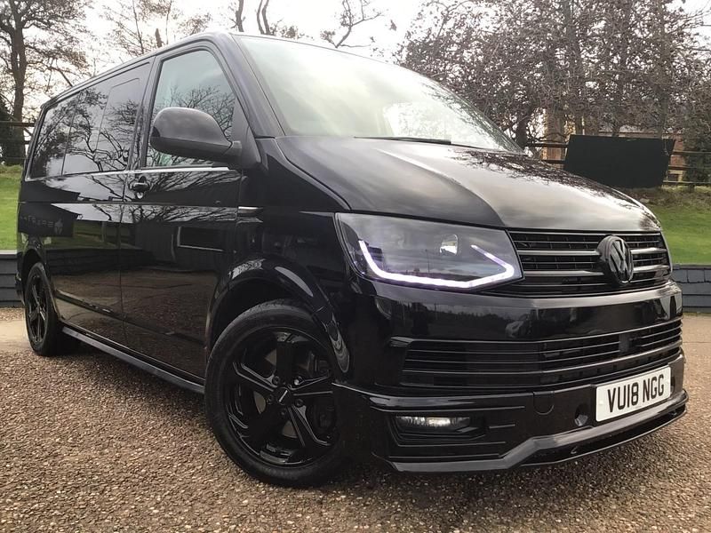 Used VW T6 Sportline 204 HP (150 kW) 2018 Black Van