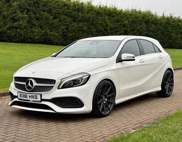 Used Mercedes A220 AMG Line Premium 2016 White Hatchback