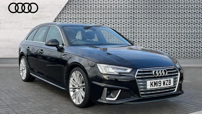 Black Used 2019 Audi A4 S-Line Estate | £21,690 (Fair price) - Image 1/4