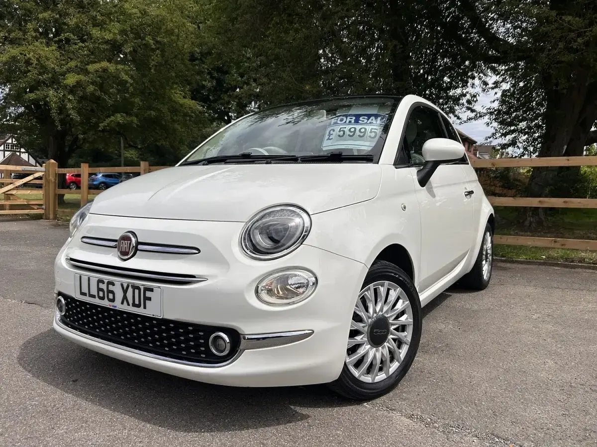 Used Fiat 500 S 69 HP (50 kW) 2015 White Hatchback