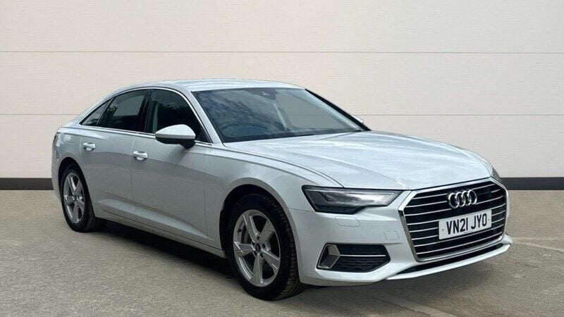 White Used 2021 Audi A6 Sport Sedan | £21,330 (Fair price) - Image 1/4