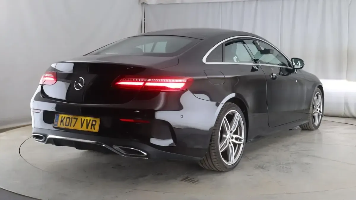 Used Mercedes E220 AMG line 2017 Black Coupe