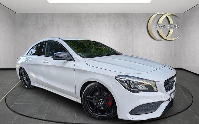 White Used 2017 Mercedes CLA180 AMG line Sedan | £16,275 (A bit pricey) - Image 1/4