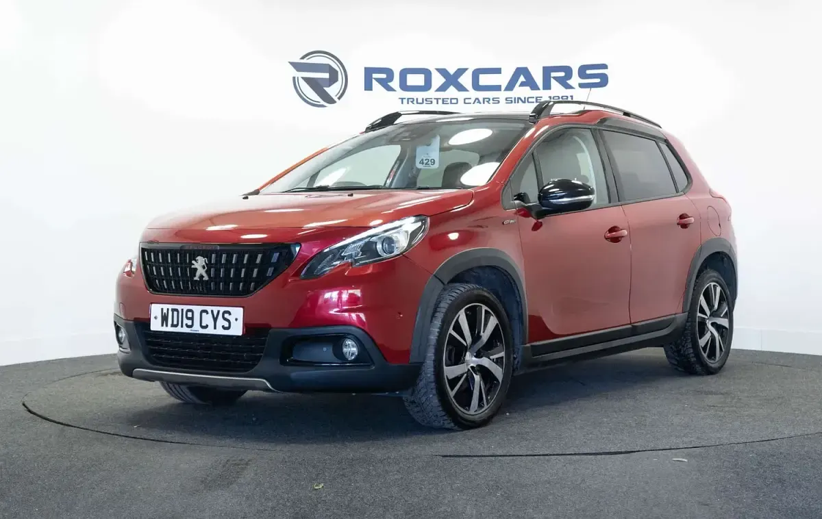 Used Peugeot 2008 GT-line 82 HP (60 kW) 2019 Red SUV