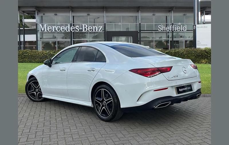 Used Mercedes CLA200 AMG Line Premium 161 HP (118 kW) 2023 White Coupe