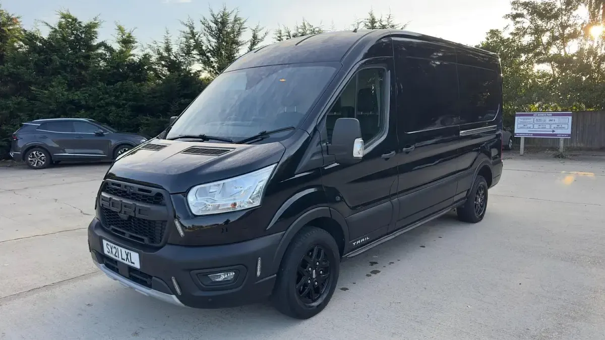 Used Ford Transit S 170 HP (125 kW) 2021 Black Van