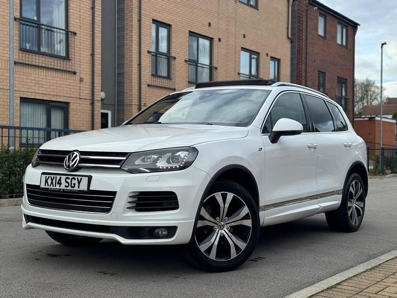 Used VW Touareg R-line 2014 White SUV