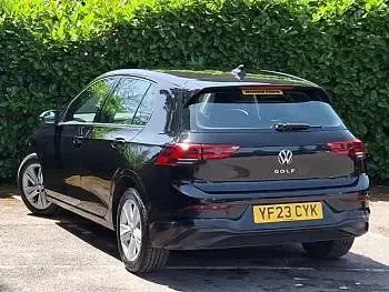 Used VW Golf VIII Life 130 HP (95 kW) 2023 Black Hatchback