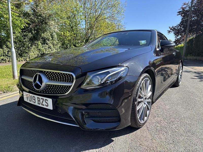 Usado Mercedes E450 AMG line 2019 Preto Cabrios