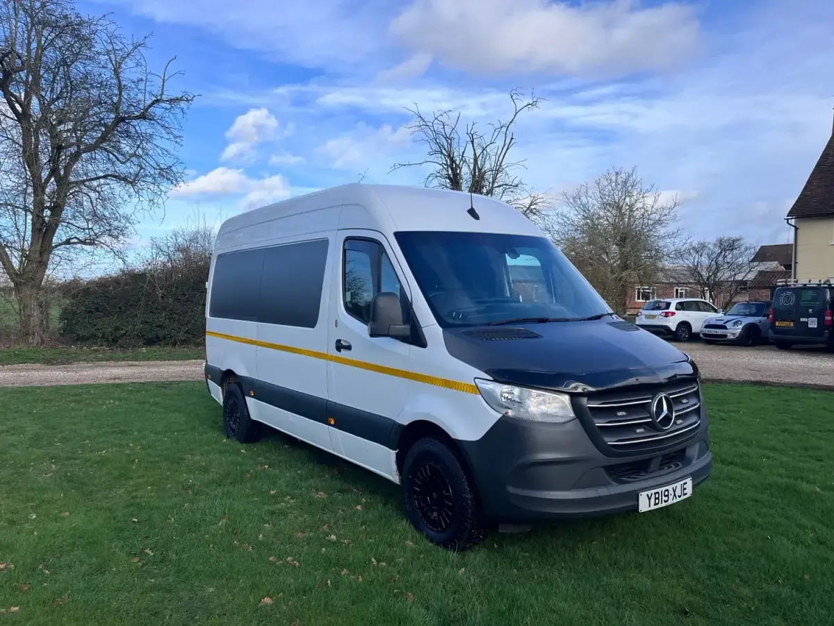 Begagnad Mercedes Sprinter 2019 Vit Van