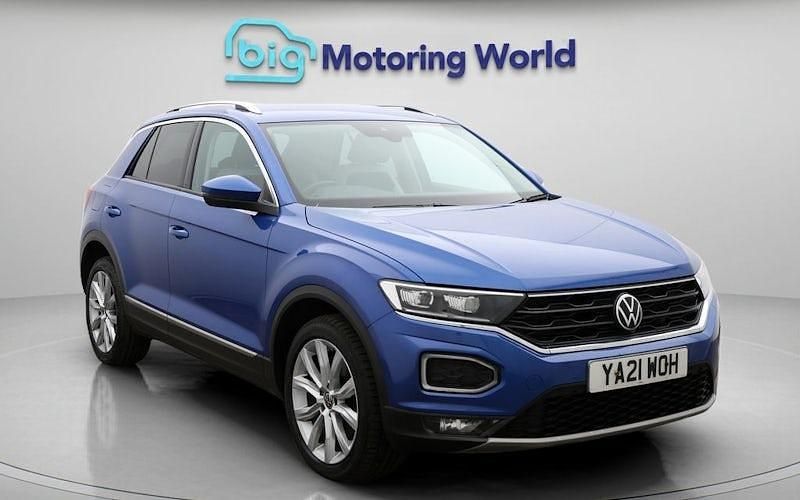 Used VW T-Roc SEL 190 HP (139 kW) 2021 Blue SUV